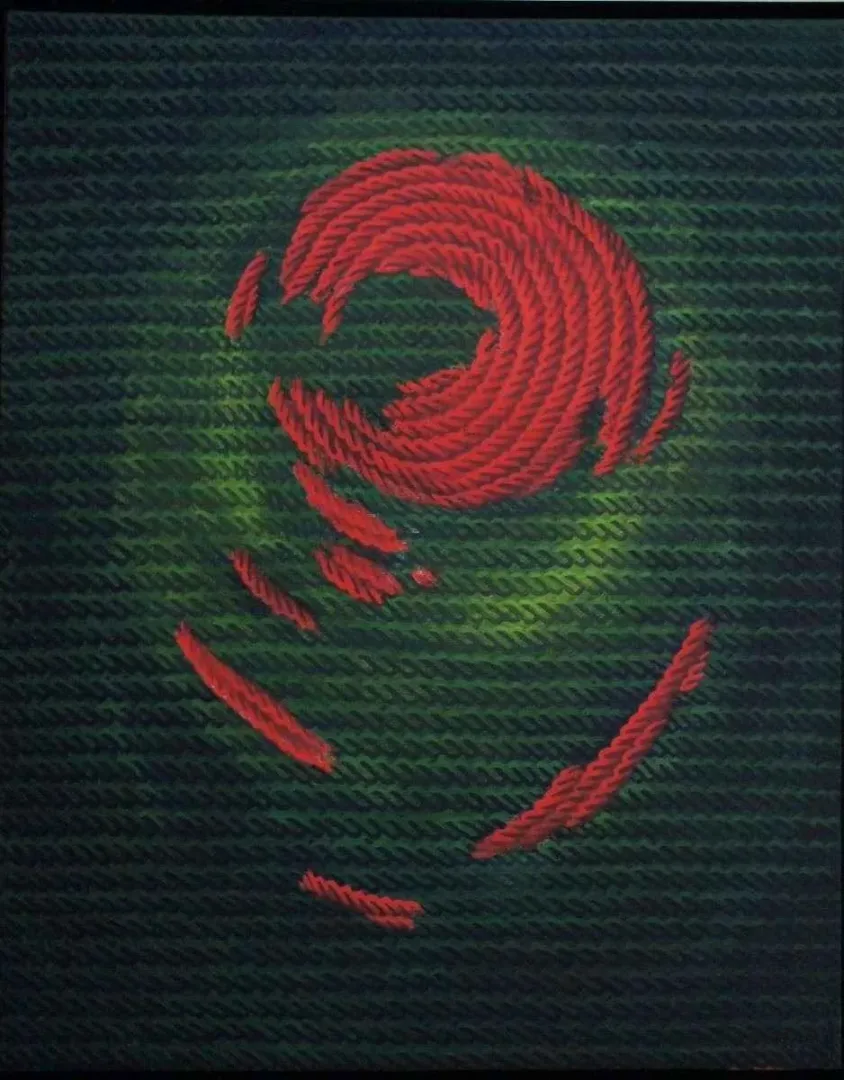 yakınlaştır "Tutulmalar-II" eseri AHMET YEŞİL tarafından 2011 yılında 85x65 cm ölçülerinde Tuval üzeri yağlı boya tekniği ile yapılmıştır.