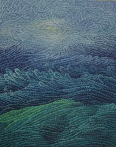 "Yaşama Dokunmak-I" eseri AHMET YEŞİL tarafından 2011 yılında 100x80 cm ölçülerinde Tuval üzeri yağlı boya tekniği ile yapılmıştır.