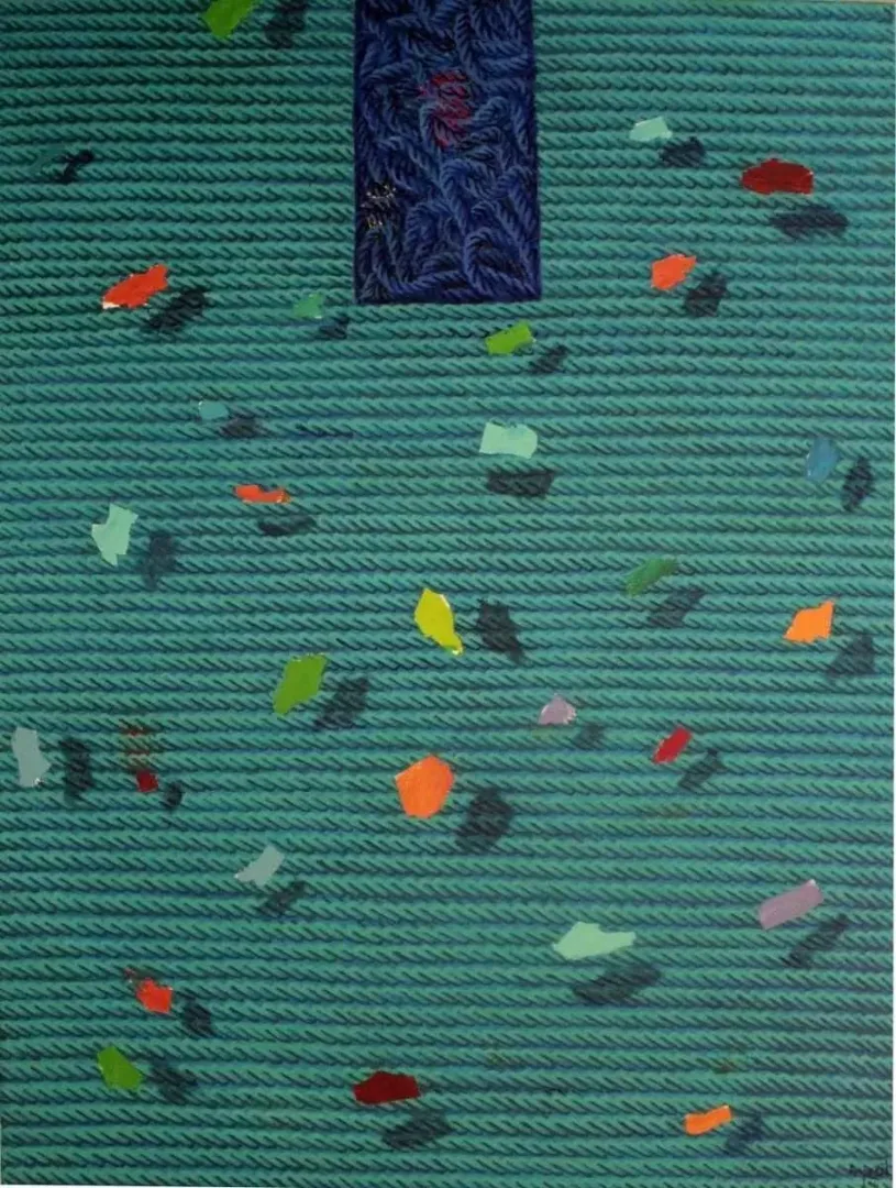 yakınlaştır "Yaşam Üzerine Notlar-I" eseri AHMET YEŞİL tarafından 2011 yılında 120x90 cm ölçülerinde Tuval üzeri yağlı boya tekniği ile yapılmıştır.