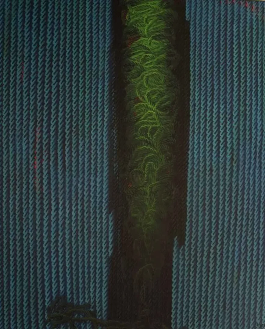 yakınlaştır "Yaşam Üzerine Notlar-xI" eseri AHMET YEŞİL tarafından 2012 yılında 120x100 cm ölçülerinde Tuval üzeri yağlı boya tekniği ile yapılmıştır.