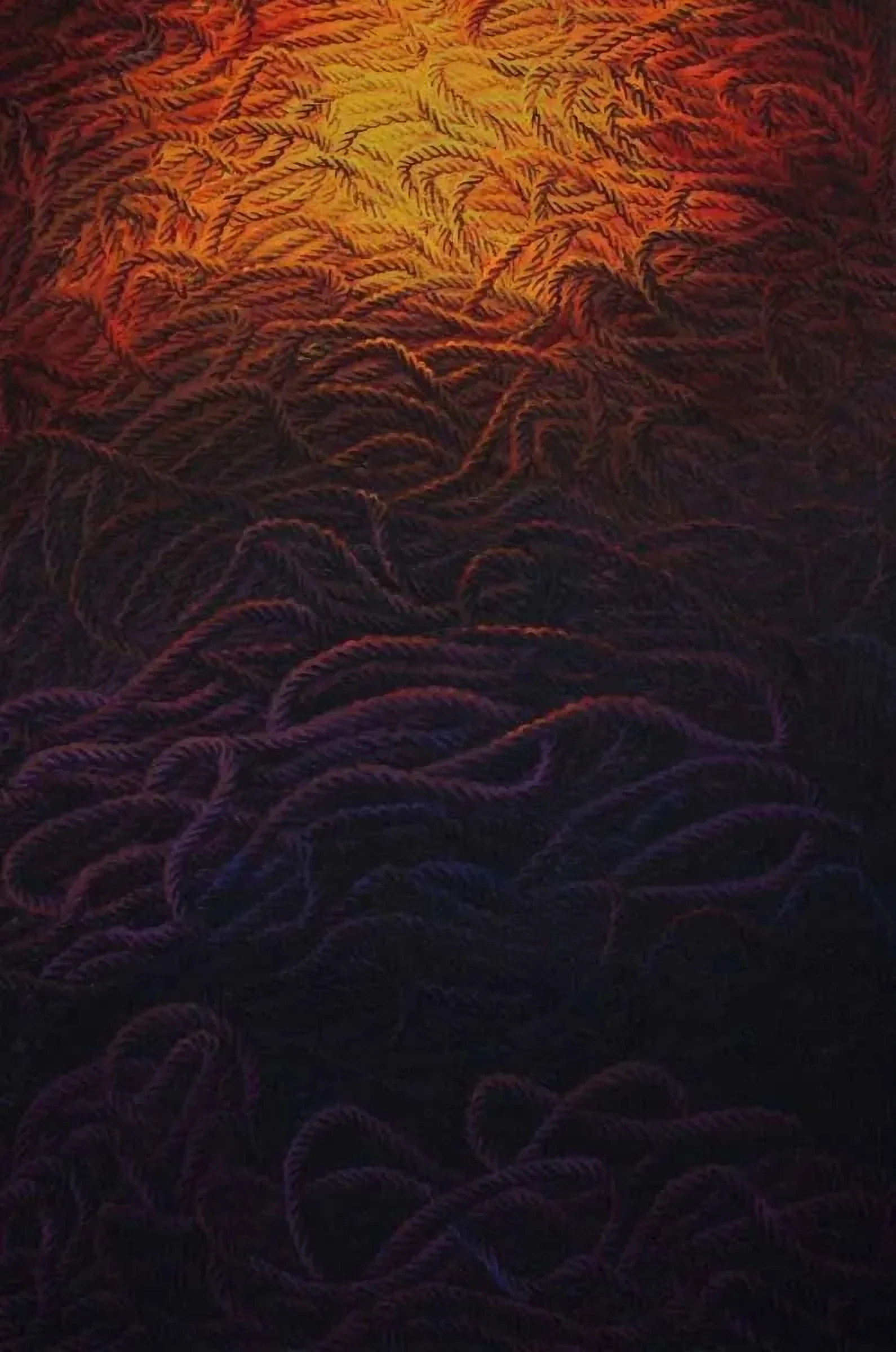 "Işık ve Gölgeler-I" eseri AHMET YEŞİL tarafından 2009 yılında 120x80 cm ölçülerinde Tuval üzeri yağlı boya tekniği ile yapılmıştır.