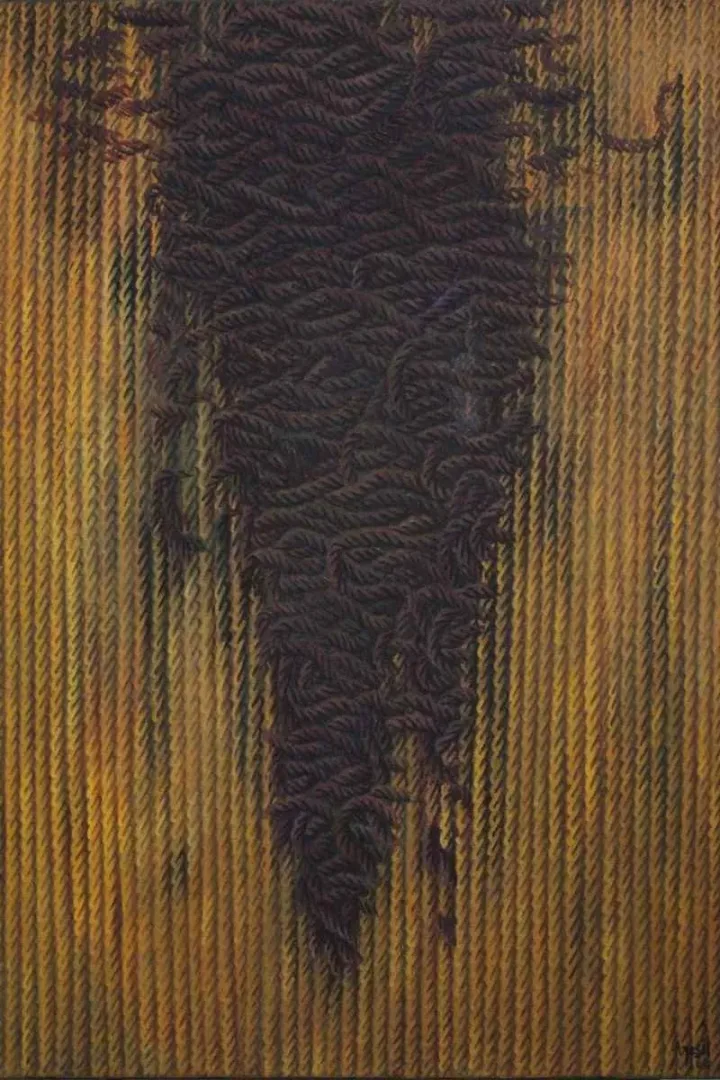 yakınlaştır "Kompozisyon-II" eseri AHMET YEŞİL tarafından 2011 yılında 110x80 cm ölçülerinde Tuval üzeri yağlı boya tekniği ile yapılmıştır.