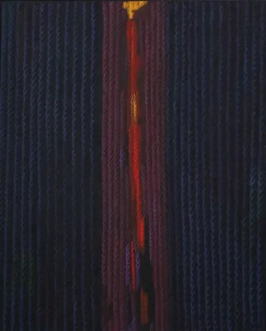 "Yaşam Üzerine Notlar-V" eseri AHMET YEŞİL tarafından 2011 yılında 81x65 cm ölçülerinde Tuval üzeri yağlı boya tekniği ile yapılmıştır.