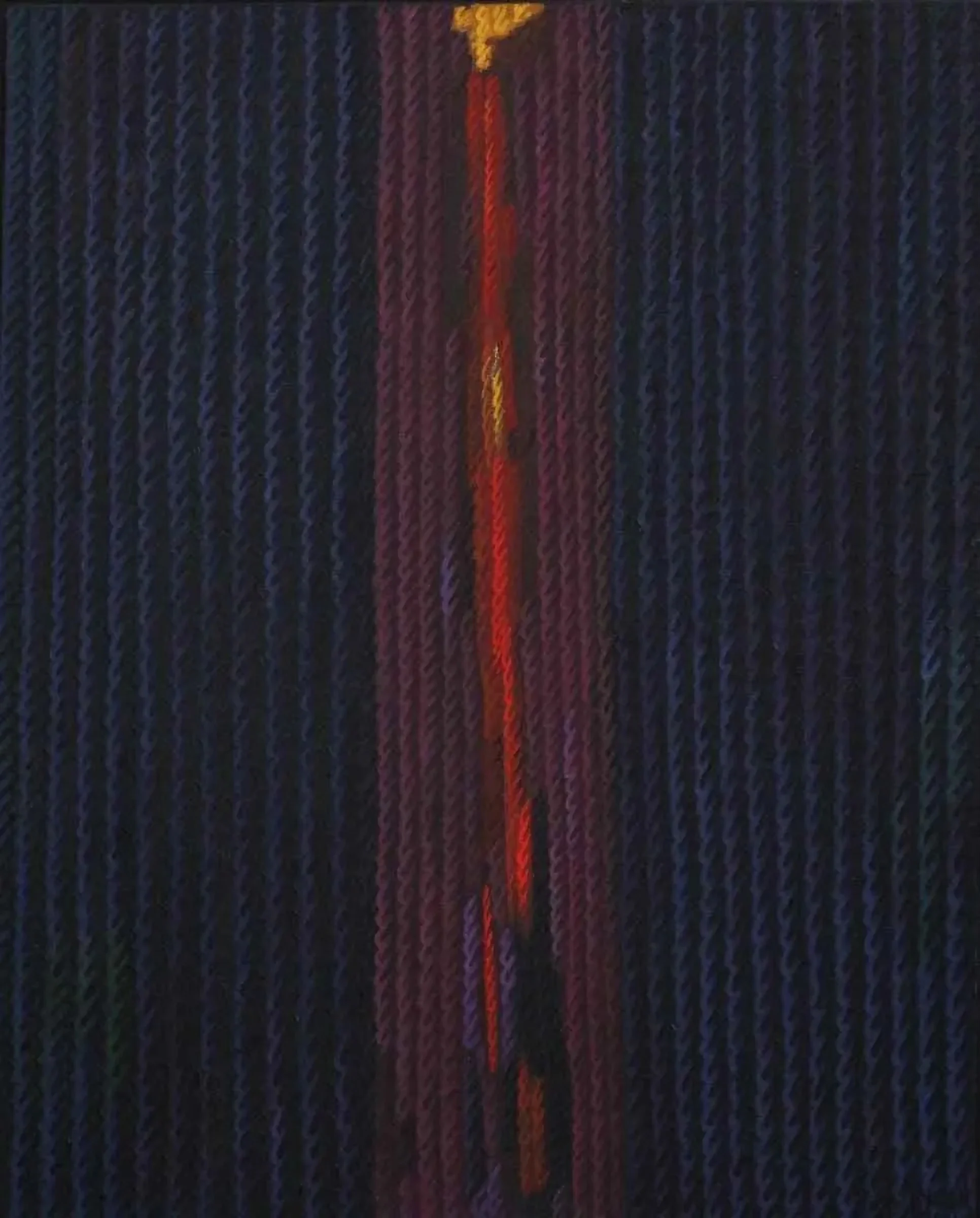 "Yaşam Üzerine Notlar-V" eseri AHMET YEŞİL tarafından 2011 yılında 81x65 cm ölçülerinde Tuval üzeri yağlı boya tekniği ile yapılmıştır.