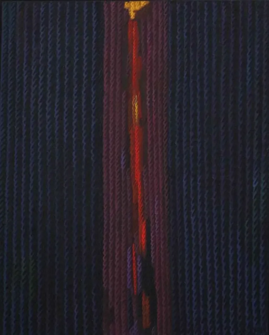 yakınlaştır "Yaşam Üzerine Notlar-V" eseri AHMET YEŞİL tarafından 2011 yılında 81x65 cm ölçülerinde Tuval üzeri yağlı boya tekniği ile yapılmıştır.