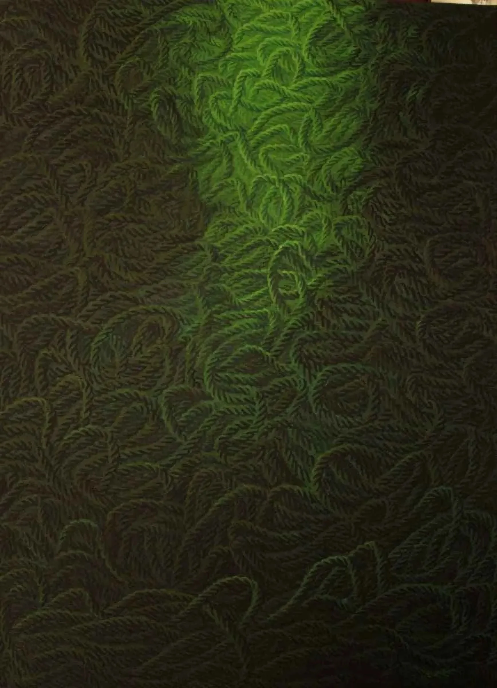 "Yaşam Üzerine Notlar-VII" eseri AHMET YEŞİL tarafından 2012 yılında 120x90 cm ölçülerinde Tuval üzeri yağlı boya tekniği ile yapılmıştır.