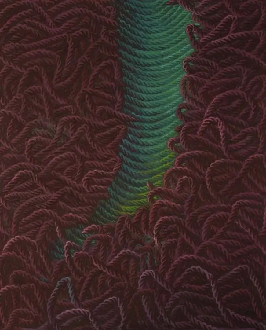 yakınlaştır "Yaşam Üzerine Notlar-x" eseri AHMET YEŞİL tarafından 2011 yılında 81x65 cm ölçülerinde Tuval üzeri yağlı boya tekniği ile yapılmıştır.