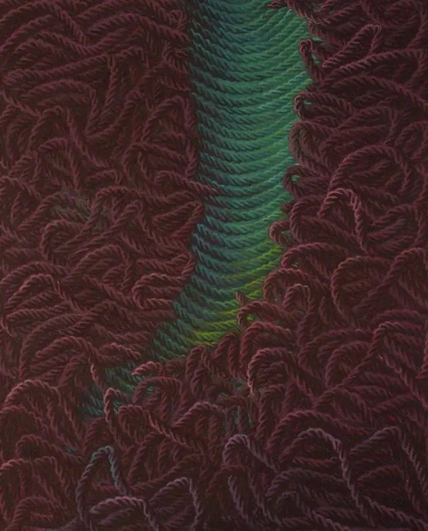 yakınlaştır "Yaşam Üzerine Notlar-x" eseri AHMET YEŞİL tarafından 2011 yılında 81x65 cm ölçülerinde Tuval üzeri yağlı boya tekniği ile yapılmıştır.