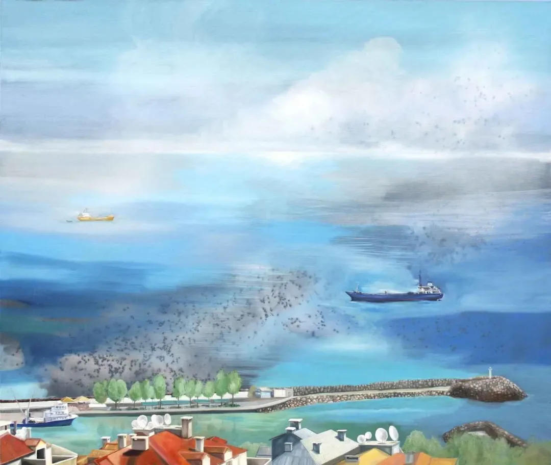 yakınlaştır "isimsiz" eseri ÜMİT TÜRK tarafından 2012 yılında 126x150 cm ölçülerinde Tuval üzeri yağlı boya tekniği ile yapılmıştır.