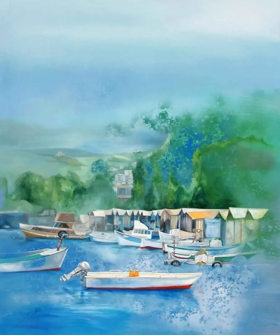 yakınlaştır "isimsiz" eseri ÜMİT TÜRK tarafından 2012 yılında 150x126 cm ölçülerinde Tuval üzeri yağlı boya tekniği ile yapılmıştır.