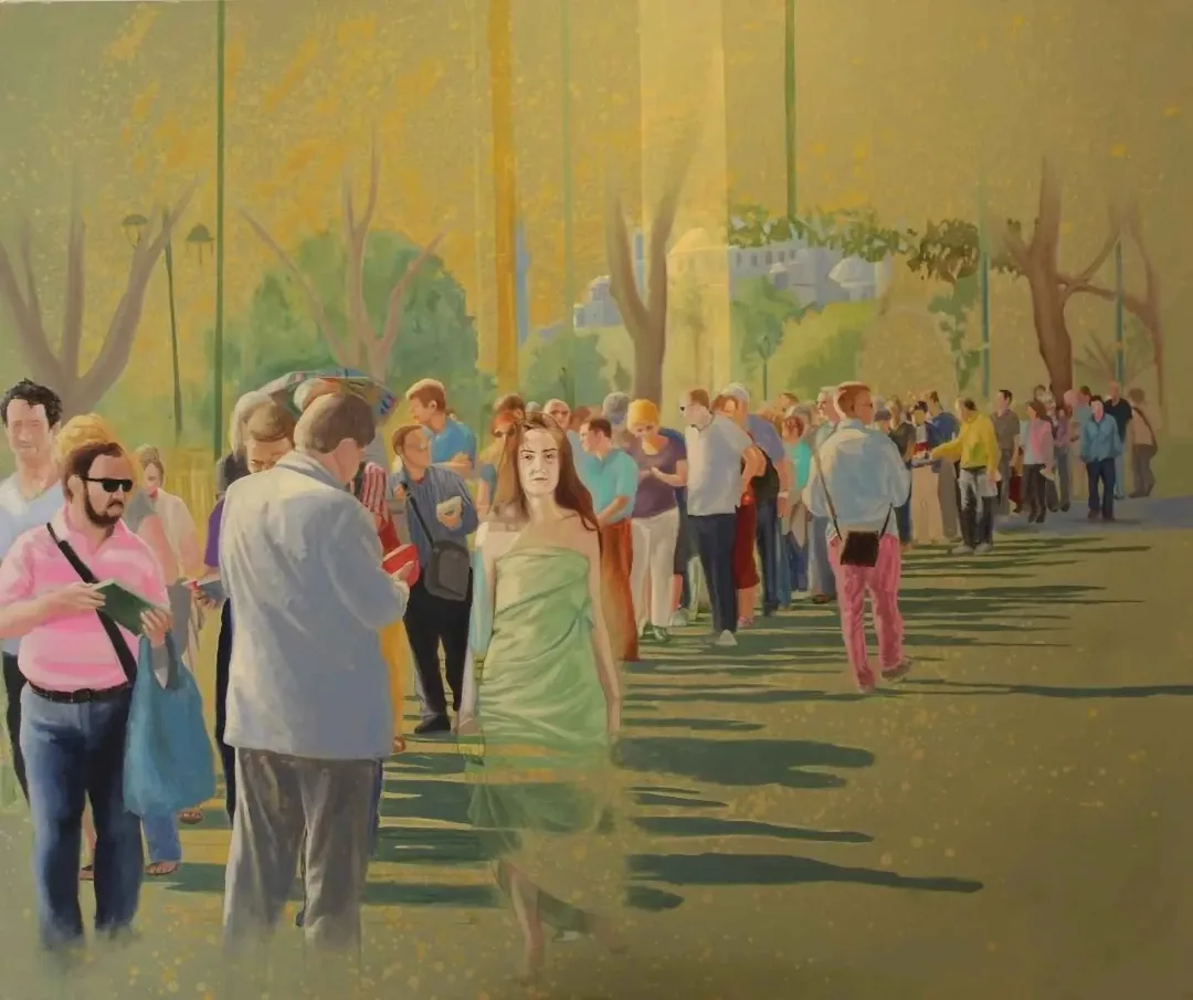 "isimsiz" eseri ZAFER MALKOÇ tarafından 2012 yılında 126x150 cm ölçülerinde Tuval üzeri yağlı boya tekniği ile yapılmıştır.