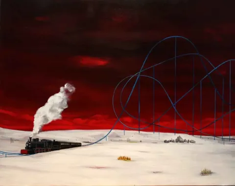SERKAN KÜÇÜKÖZCÜ — “isimsiz”, 2012 "isimsiz" eseri SERKAN KÜÇÜKÖZCÜ tarafından 2012 yılında 73x92 cm ölçülerinde Tuval üzeri akrilik boya tekniği ile yapılmıştır.