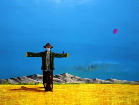 SERKAN KÜÇÜKÖZCÜ — “isimsiz”, 2012 "isimsiz" eseri SERKAN KÜÇÜKÖZCÜ tarafından 2012 yılında 73x92 cm ölçülerinde Tuval üzeri akrilik boya tekniği ile yapılmıştır.