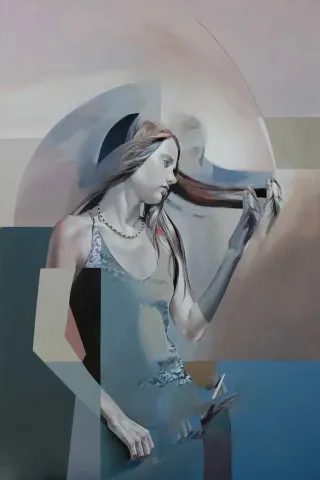 "isimsiz" eseri ALİ ÖZER tarafından 2012 yılında 120x80 cm ölçülerinde Tuval üzeri akrilik boya tekniği ile yapılmıştır.
