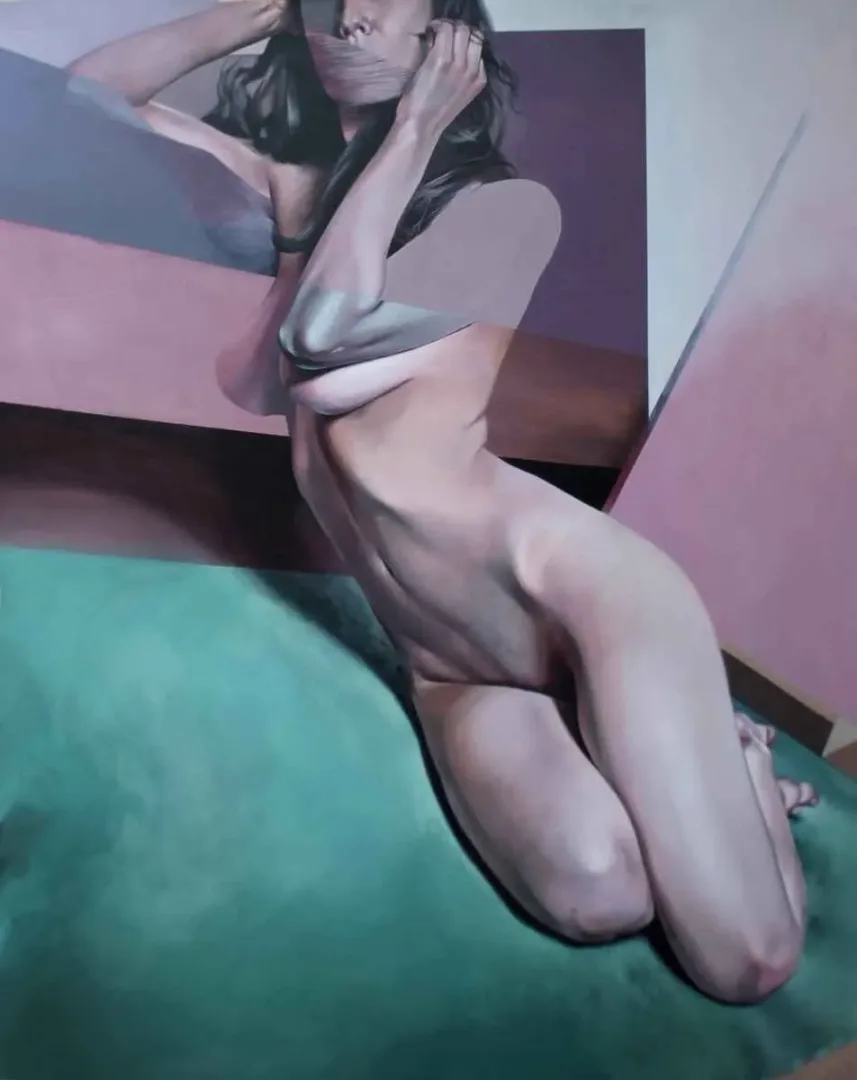 "isimsiz" eseri ALİ ÖZER tarafından 2012 yılında 130x100 cm ölçülerinde Tuval üzeri akrilik boya tekniği ile yapılmıştır.