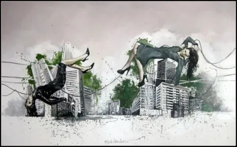 YİĞİT DÜNDAR — “isimsiz”, 2012 "isimsiz" eseri YİĞİT DÜNDAR tarafından 2012 yılında 146x114 cm ölçülerinde Tuval üzeri yağlı boya tekniği ile yapılmıştır.