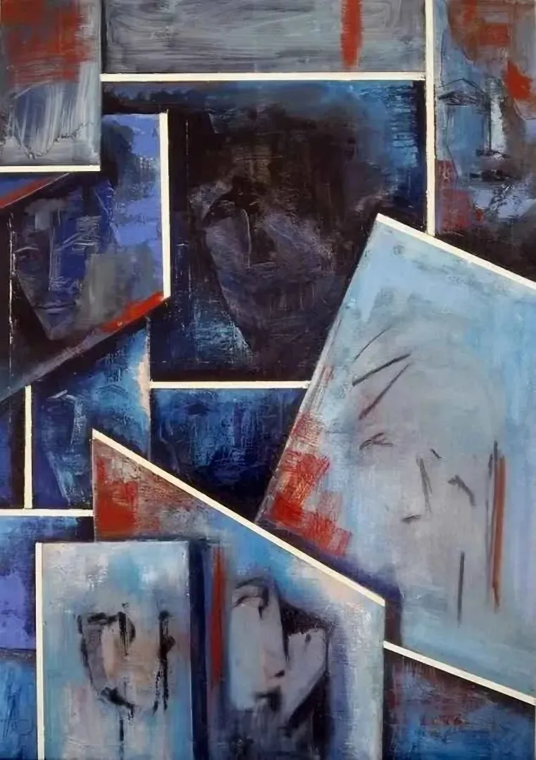 "isimsiz" eseri EVREN TEMEL tarafından 2010 yılında 100x70 cm ölçülerinde Tuval üzeri yağlı boya tekniği ile yapılmıştır.