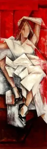 EVREN TEMEL — “isimsiz”, 2009 "isimsiz" eseri EVREN TEMEL tarafından 2009 yılında 170x60 cm ölçülerinde Tuval üzeri yağlı boya tekniği ile yapılmıştır.