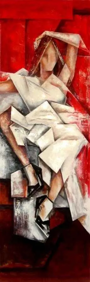 yakınlaştır "isimsiz" eseri EVREN TEMEL tarafından 2009 yılında 170x60 cm ölçülerinde Tuval üzeri yağlı boya tekniği ile yapılmıştır.