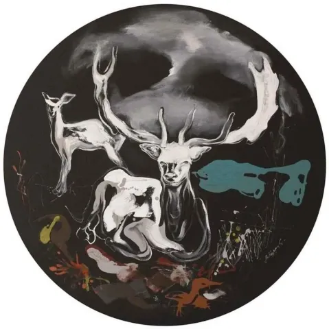 FÜSUN ÇAĞLAYAN — “yaban gölge”, 2012 "yaban gölge" eseri FÜSUN ÇAĞLAYAN tarafından 2012 yılında 100x100 cm ölçülerinde Tuval üzeri akrilik boya tekniği ile yapılmıştır.