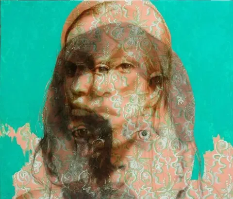 "isimsiz" eseri GÜLVELİ KAYA tarafından 2011 yılında 80x100 cm ölçülerinde Tuval üzeri akrilik boya tekniği ile yapılmıştır.