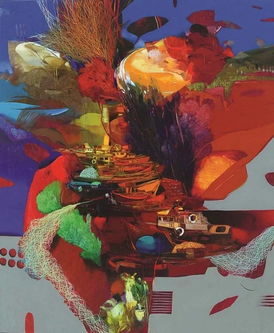 yakınlaştır "isimsiz" eseri HAKAN ESMER tarafından 2012 yılında 140x116 cm ölçülerinde Tuval üzeri yağlı boya tekniği ile yapılmıştır.