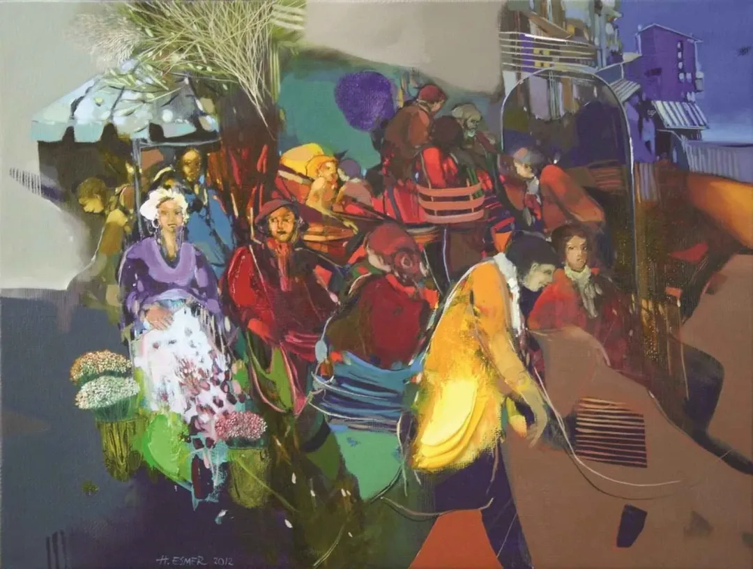 yakınlaştır "isimsiz" eseri HAKAN ESMER tarafından 2012 yılında 46x61 cm ölçülerinde Tuval üzeri yağlı boya tekniği ile yapılmıştır.