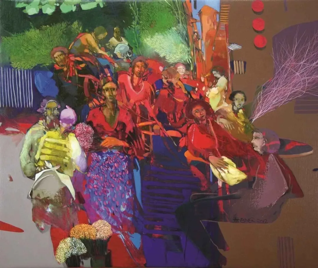yakınlaştır "isimsiz" eseri HAKAN ESMER tarafından 2012 yılında 60x73 cm ölçülerinde Tuval üzeri yağlı boya tekniği ile yapılmıştır.