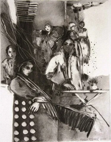 "isimsiz" eseri HAKAN ESMER tarafından 2011 yılında 26x20 cm ölçülerinde Tuval üzeri yağlı boya tekniği ile yapılmıştır.