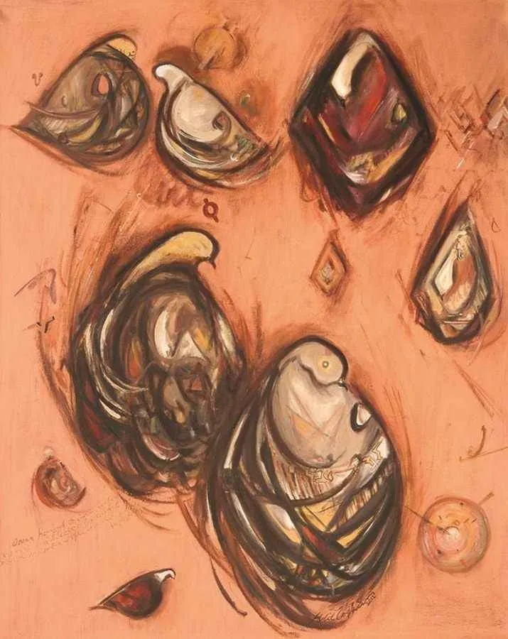 "isimsiz" eseri HALİL COŞKUN tarafından 2012 yılında 107x85 cm ölçülerinde Tuval üzeri yağlı boya tekniği ile yapılmıştır.