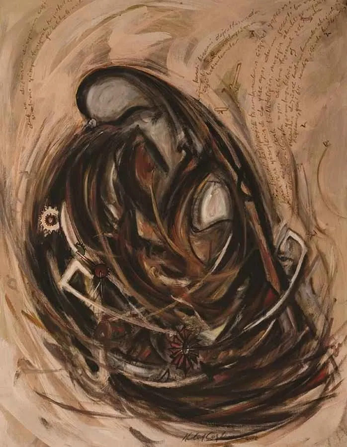 HALİL COŞKUN — “isimsiz”, 2011 "isimsiz" eseri HALİL COŞKUN tarafından 2011 yılında 86x67 cm ölçülerinde Tuval üzeri yağlı boya tekniği ile yapılmıştır.