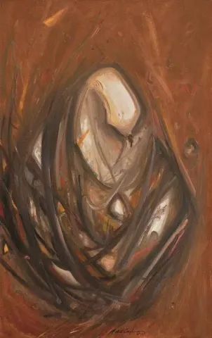 "isimsiz" eseri HALİL COŞKUN tarafından 2011 yılında 81x50 cm ölçülerinde Tuval üzeri yağlı boya tekniği ile yapılmıştır.