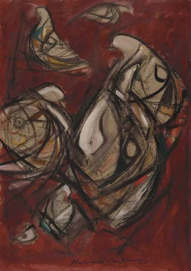 yakınlaştır "isimsiz" eseri HALİL COŞKUN tarafından 2011 yılında 70x50 cm ölçülerinde Kağıt üzeri yağlı boya tekniği ile yapılmıştır.