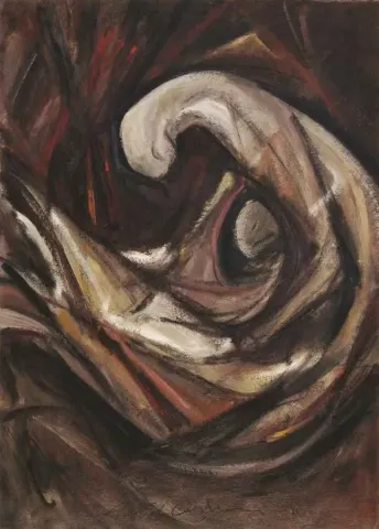 "isimsiz" eseri HALİL COŞKUN tarafından 2011 yılında 90x80 cm ölçülerinde Kağıt üzeri yağlı boya tekniği ile yapılmıştır.