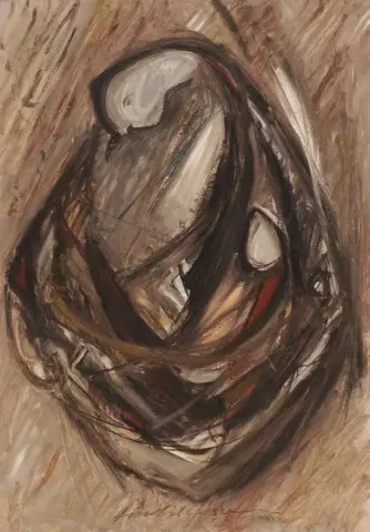 "isimsiz" eseri HALİL COŞKUN tarafından 2010 yılında 30x30 cm ölçülerinde Kağıt üzeri yağlı boya tekniği ile yapılmıştır.