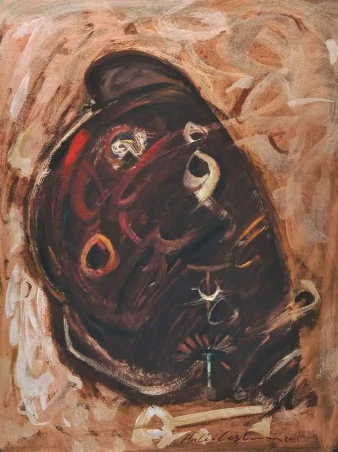 yakınlaştır "isimsiz" eseri HALİL COŞKUN tarafından 2011 yılında 70x50 cm ölçülerinde Kağıt üzeri yağlı boya tekniği ile yapılmıştır.