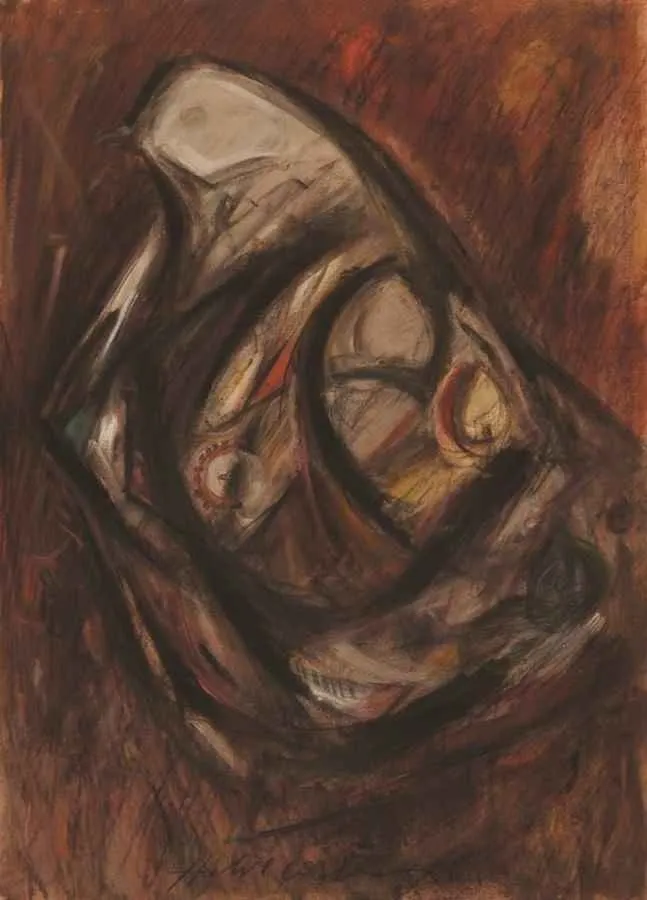 "isimsiz" eseri HALİL COŞKUN tarafından 2011 yılında 70x50 cm ölçülerinde Kağıt üzeri yağlı boya tekniği ile yapılmıştır.