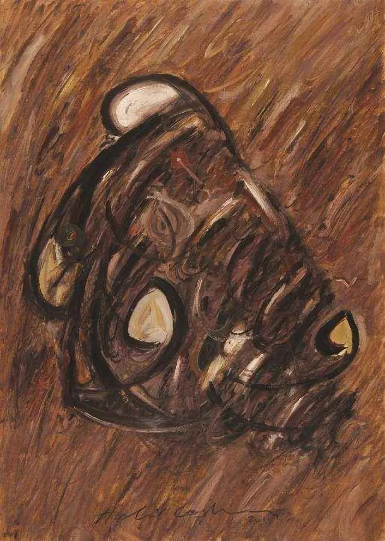 "isimsiz" eseri HALİL COŞKUN tarafından 2011 yılında 70x50 cm ölçülerinde Kağıt üzeri yağlı boya tekniği ile yapılmıştır.