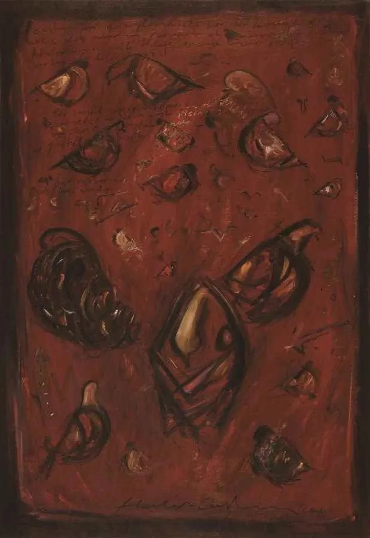 "isimsiz" eseri HALİL COŞKUN tarafından 2011 yılında 70x50 cm ölçülerinde Kağıt üzeri yağlı boya tekniği ile yapılmıştır.