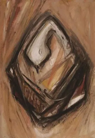 HALİL COŞKUN — “isimsiz”, 2011 "isimsiz" eseri HALİL COŞKUN tarafından 2011 yılında 70x50 cm ölçülerinde Kağıt üzeri yağlı boya tekniği ile yapılmıştır.