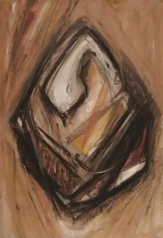 "isimsiz" eseri HALİL COŞKUN tarafından 2011 yılında 70x50 cm ölçülerinde Kağıt üzeri yağlı boya tekniği ile yapılmıştır.