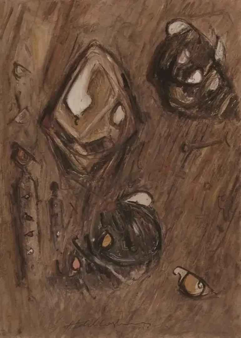 yakınlaştır "isimsiz" eseri HALİL COŞKUN tarafından 2011 yılında 70x50 cm ölçülerinde Kağıt üzeri yağlı boya tekniği ile yapılmıştır.