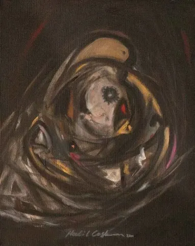 HALİL COŞKUN — “isimsiz”, 2011 "isimsiz" eseri HALİL COŞKUN tarafından 2011 yılında 50x40 cm ölçülerinde Tuval üzeri yağlı boya tekniği ile yapılmıştır.