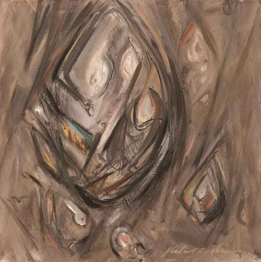 "isimsiz" eseri HALİL COŞKUN tarafından 2011 yılında 44x44 cm ölçülerinde Tuval üzeri yağlı boya tekniği ile yapılmıştır.