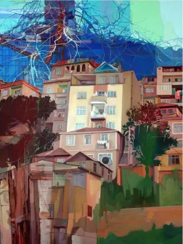 SELDA EREN — “İsimsiz”, 2012 "İsimsiz" eseri SELDA EREN tarafından 2012 yılında 120x90 cm ölçülerinde Tuval üzeri yağlı boya tekniği ile yapılmıştır.
