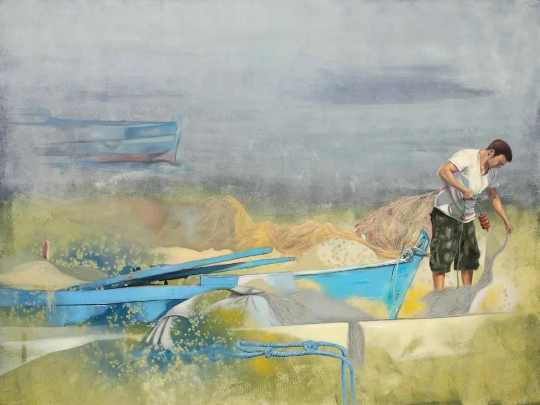 "İsimsiz" eseri ÜMİT TÜRK tarafından 2012 yılında 90x120 cm ölçülerinde Tuval üzeri yağlı boya tekniği ile yapılmıştır.