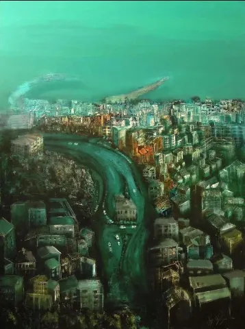 DUYGU AYDOĞAN — “Untitled”, 2012 "İsimsiz" eseri DUYGU AYDOĞAN tarafından 2012 yılında 120x90 cm ölçülerinde Tuval üzeri yağlı boya tekniği ile yapılmıştır.