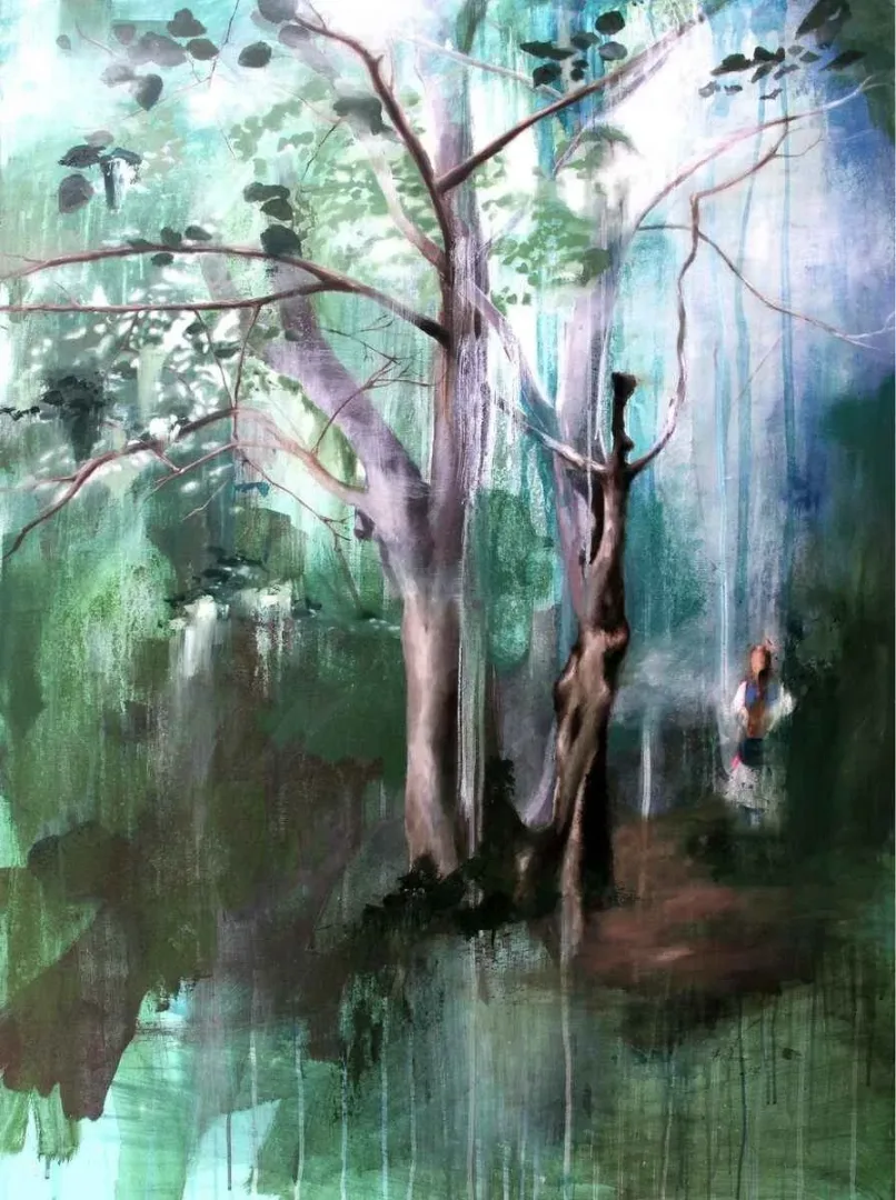 "İsimsiz" eseri AHMET KOLBURAN tarafından 2012 yılında 120x90 cm ölçülerinde Tuval üzeri yağlı boya tekniği ile yapılmıştır.