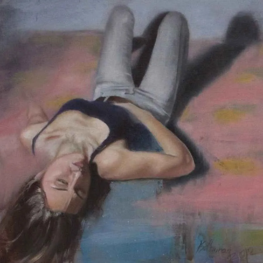 "isimsiz" eseri AHMET KOLBURAN tarafından 20x20 cm ölçülerinde yapılmıştır.