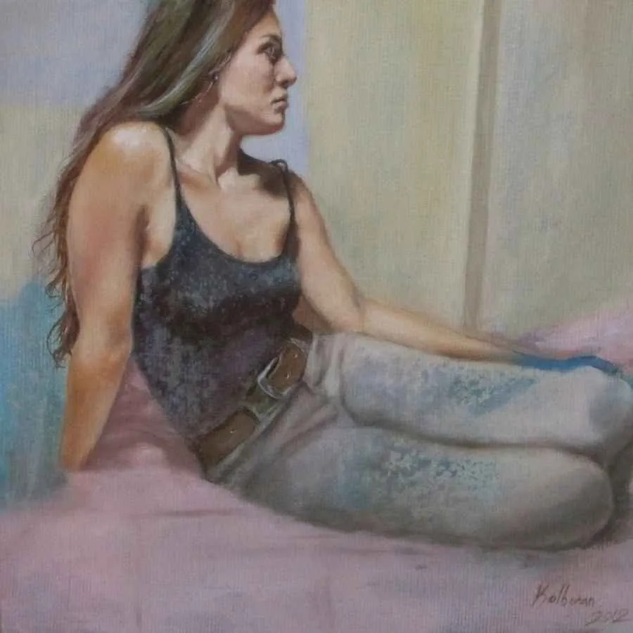 "isimsiz" eseri AHMET KOLBURAN tarafından 20x20 cm ölçülerinde yapılmıştır.